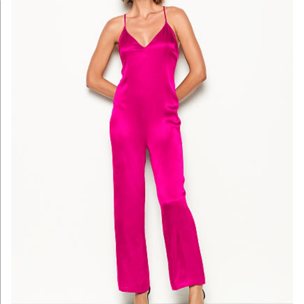Satin Crepe-back Jumpsuit
